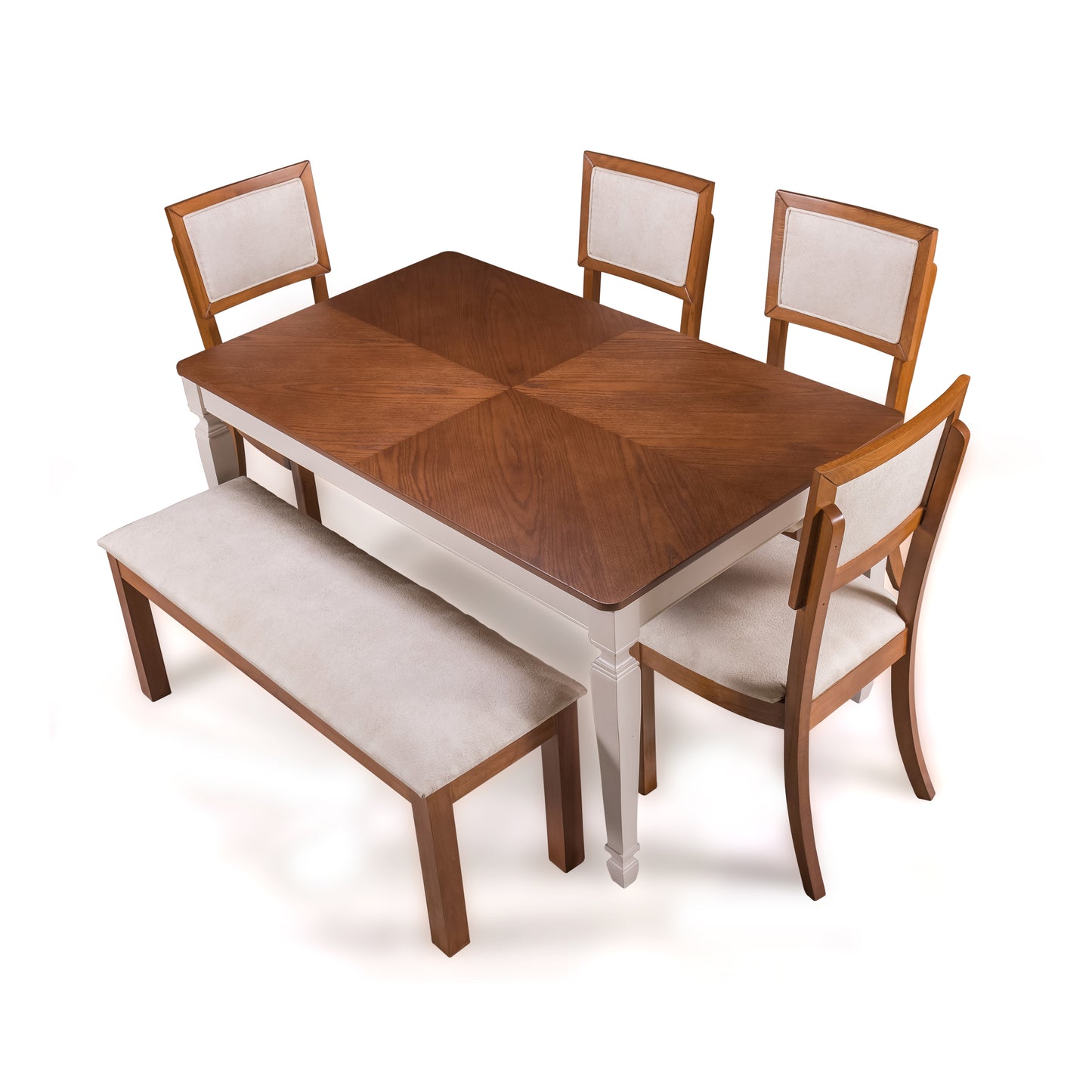 Ivory Dining Set - Lacquer Base