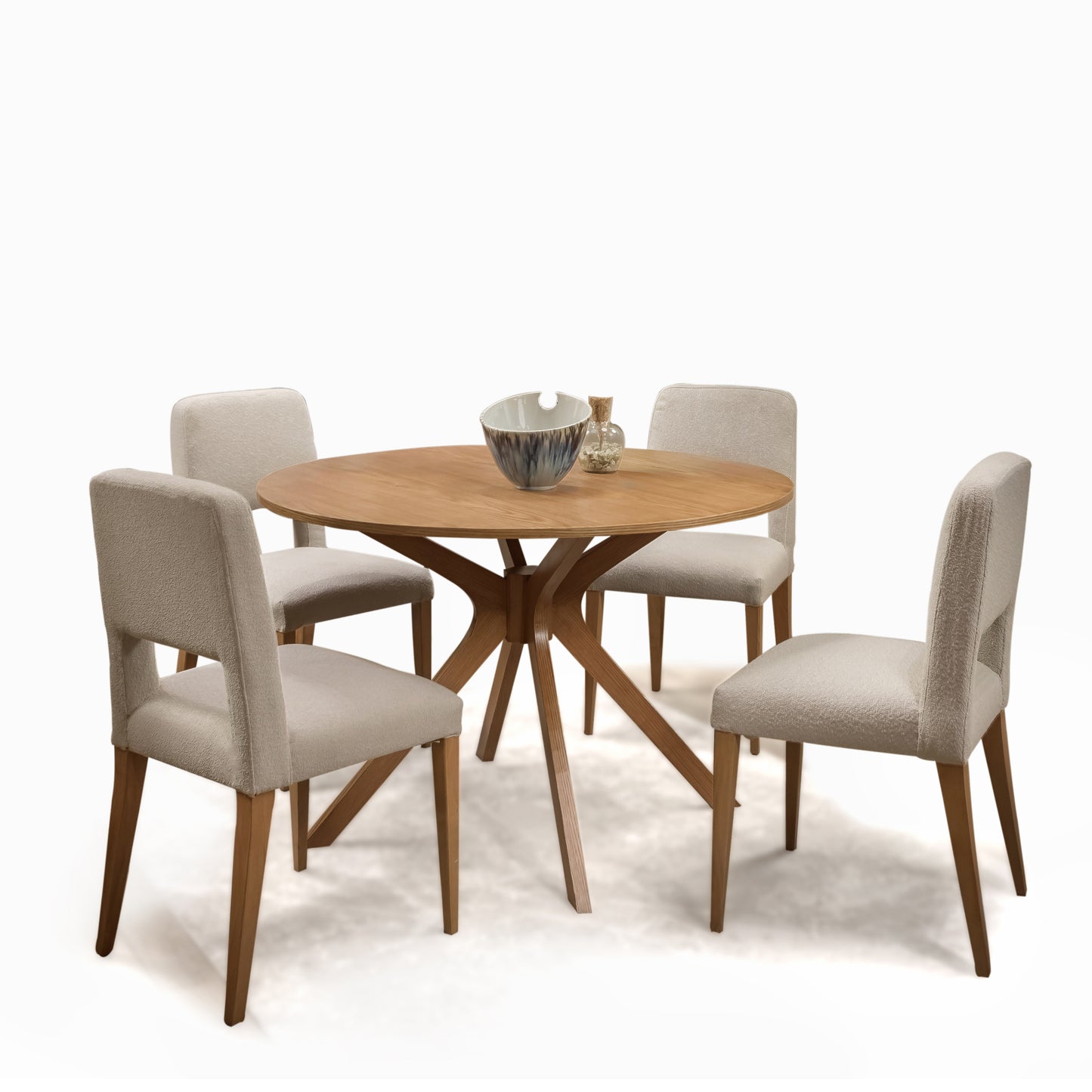 Juro Dining Set - Wood Top
