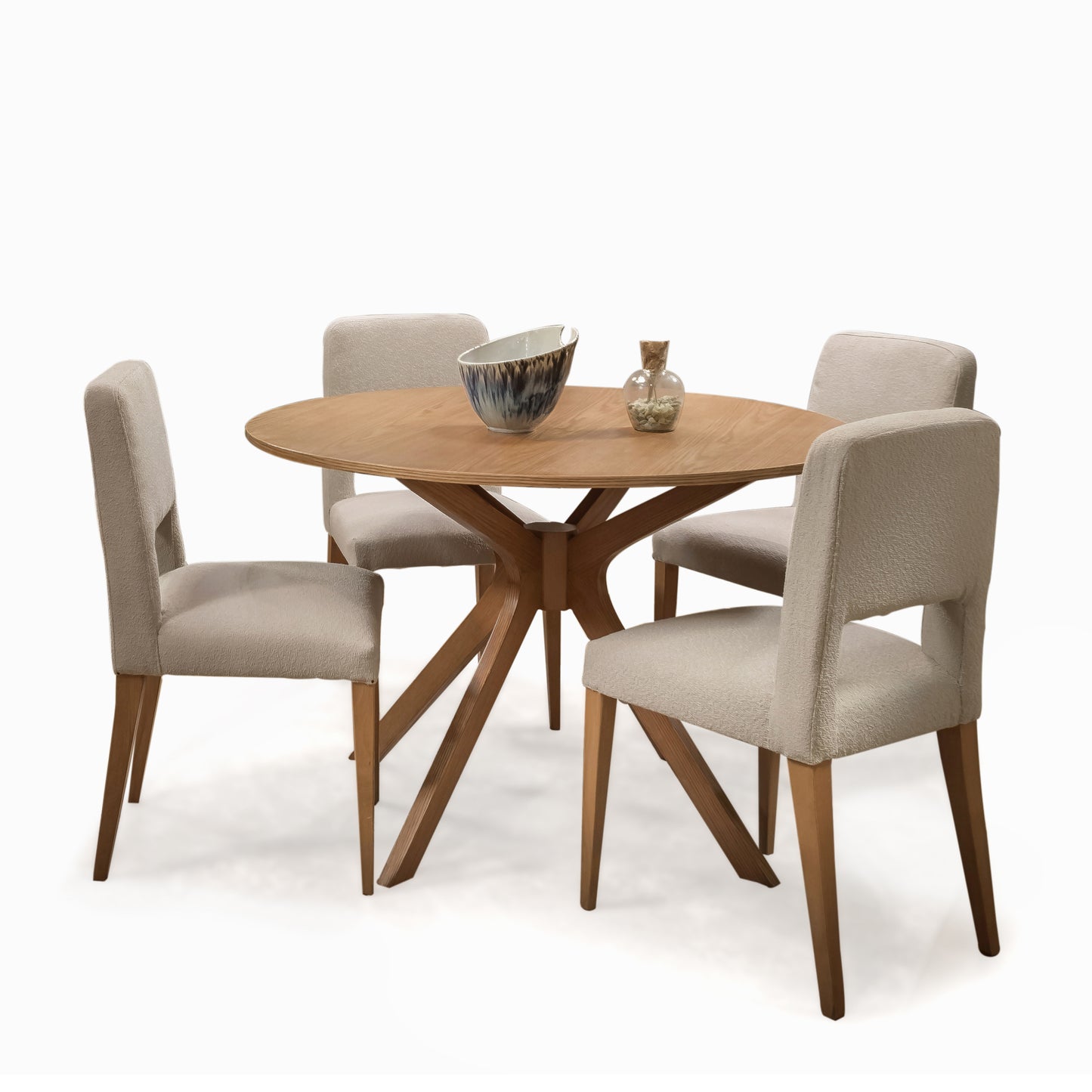 Juro Dining Set - Wood Top