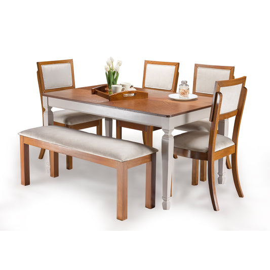 Ivory Dining Set - Lacquer Base