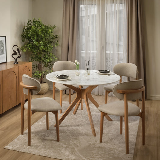 Juro Dining Set - Marble Top