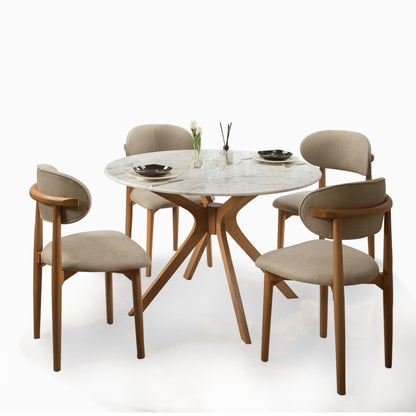Juro Dining Set - Marble Top