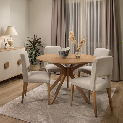 Juro Dining Set - Wood Top