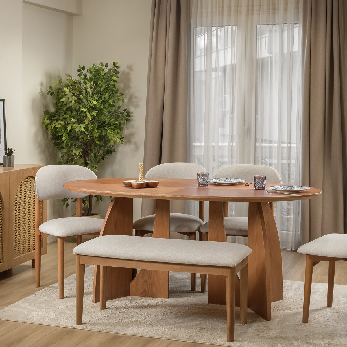 Luna Oval Dining Set – table-mart.com