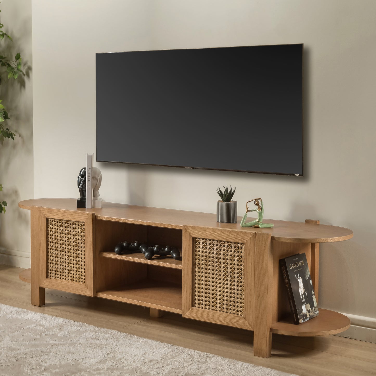 Vault Cane TV Unit