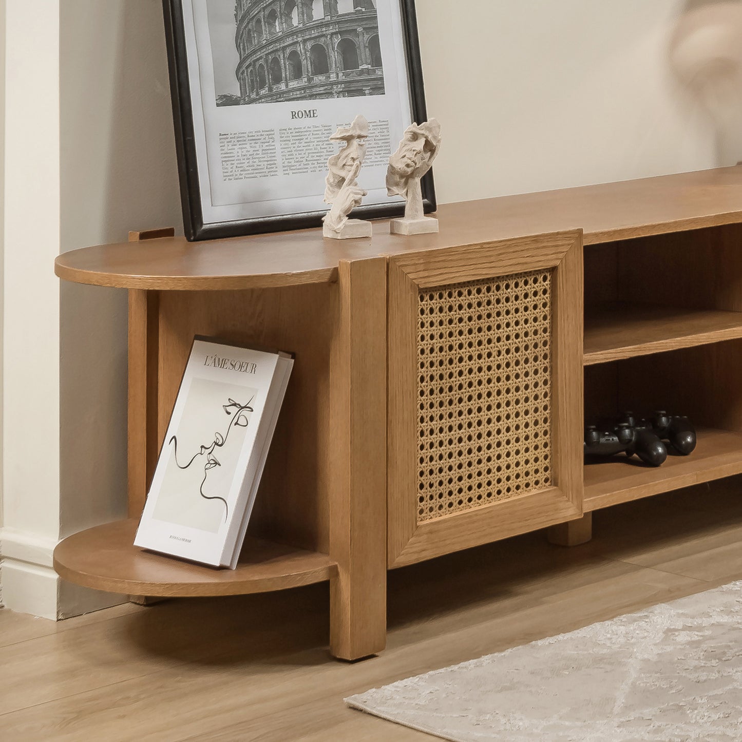 Vault Cane TV Unit